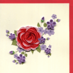 Rose with Purple Flowers Q7113