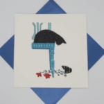 Cat-Broken Vase Q7106