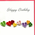 Colourful Birthday Hearts