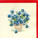 Blue Flowers in a Vase Q7137