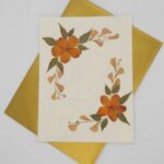 Dried Petal Flower Card 5