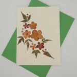 Dried Petal Flower card 6