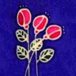 Batik Tulips greeting cards