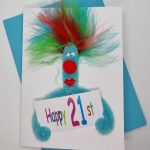 21th Handmade Birthday Pipe cleaners